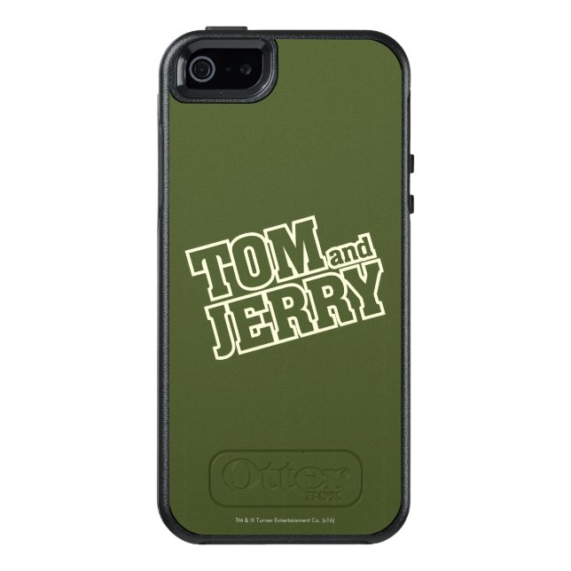 Tom and Jerry Logo 3 Otterbox iPhone Case (Back)