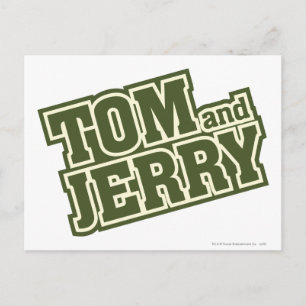 Tom and Jerry Logo 3 Postcard