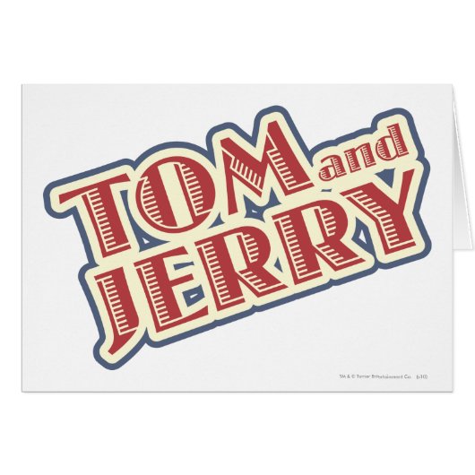 Tom and Jerry Logo Cards (Front Horizontal)