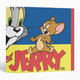 Tom And Jerry Logo Flat Binder