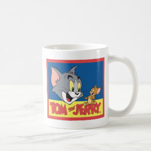 Tom And Jerry Logo Flat Coffee Mug