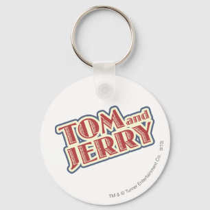 Tom and Jerry Logo Keychain