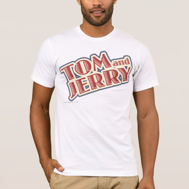 Tom and Jerry Logo T-Shirt (Front)