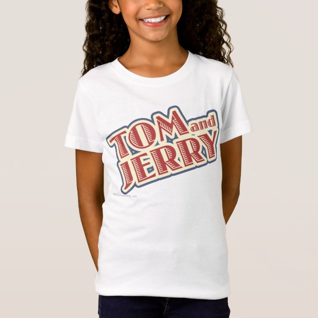 Tom and Jerry Logo T-Shirt (Front)