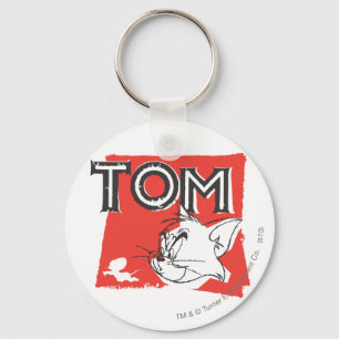Tom and Jerry Mad Cat Keychain
