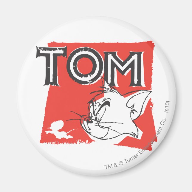 Tom and Jerry Mad Cat Magnet (Front)