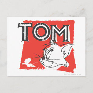 Tom and Jerry Mad Cat Postcard