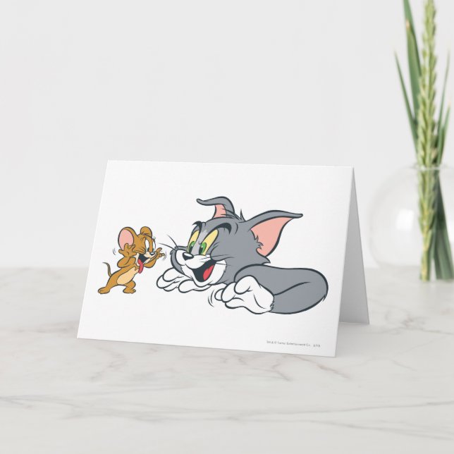 Tom and Jerry Make Faces Card (Front)