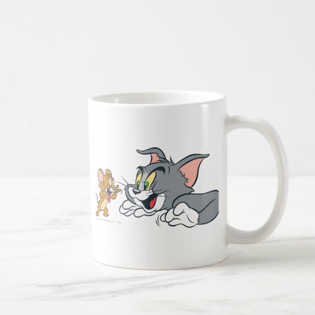 Tom and Jerry Make Faces Coffee Mug (Right)
