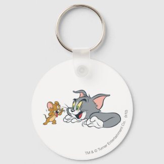 Tom and Jerry Make Faces Keychain