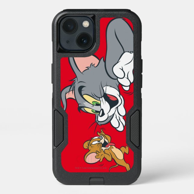 Tom and Jerry Make Faces Otterbox iPhone Case (Back)