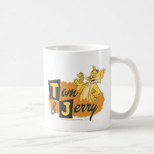 Tom and Jerry Mouse In Paw Logo Coffee Mug
