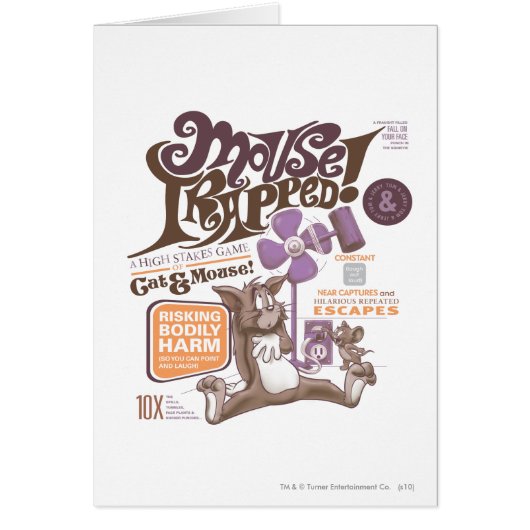 Tom and Jerry Mouse Trapped Cards (Front)