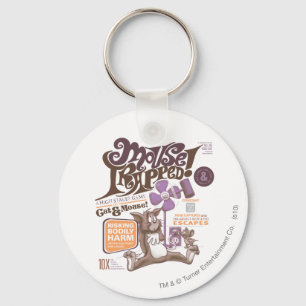 Tom and Jerry Mouse Trapped Keychain