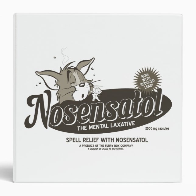 Tom and Jerry Nosensatol 3 Ring Binder (Front)
