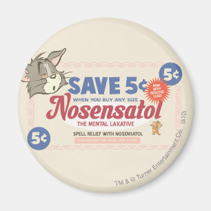 Tom And Jerry Nosensatol Coupon Magnet