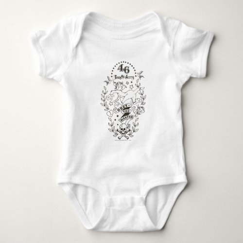 Tom and Jerry Obey The Master 1 Baby Bodysuit