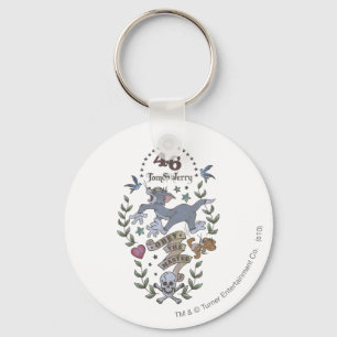 Tom and Jerry Obey The Master 2 Keychain