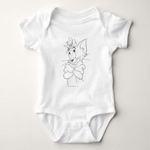 Tom and Jerry On Head Baby Bodysuit