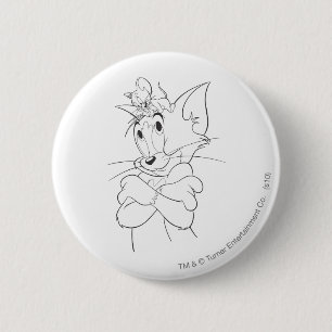 Tom and Jerry On Head Button