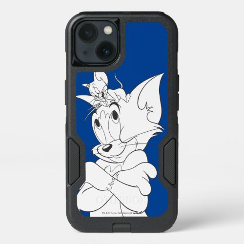 Tom and Jerry On Head iPhone 13 Case