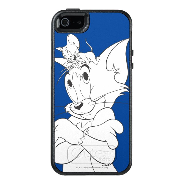 Tom and Jerry On Head Otterbox iPhone Case (Back)
