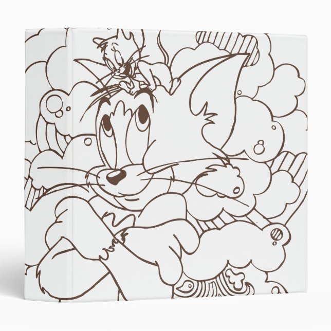Tom and Jerry Outline Binder (Front/Spine)