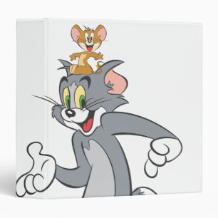 Tom and Jerry Pair 3 Ring Binder