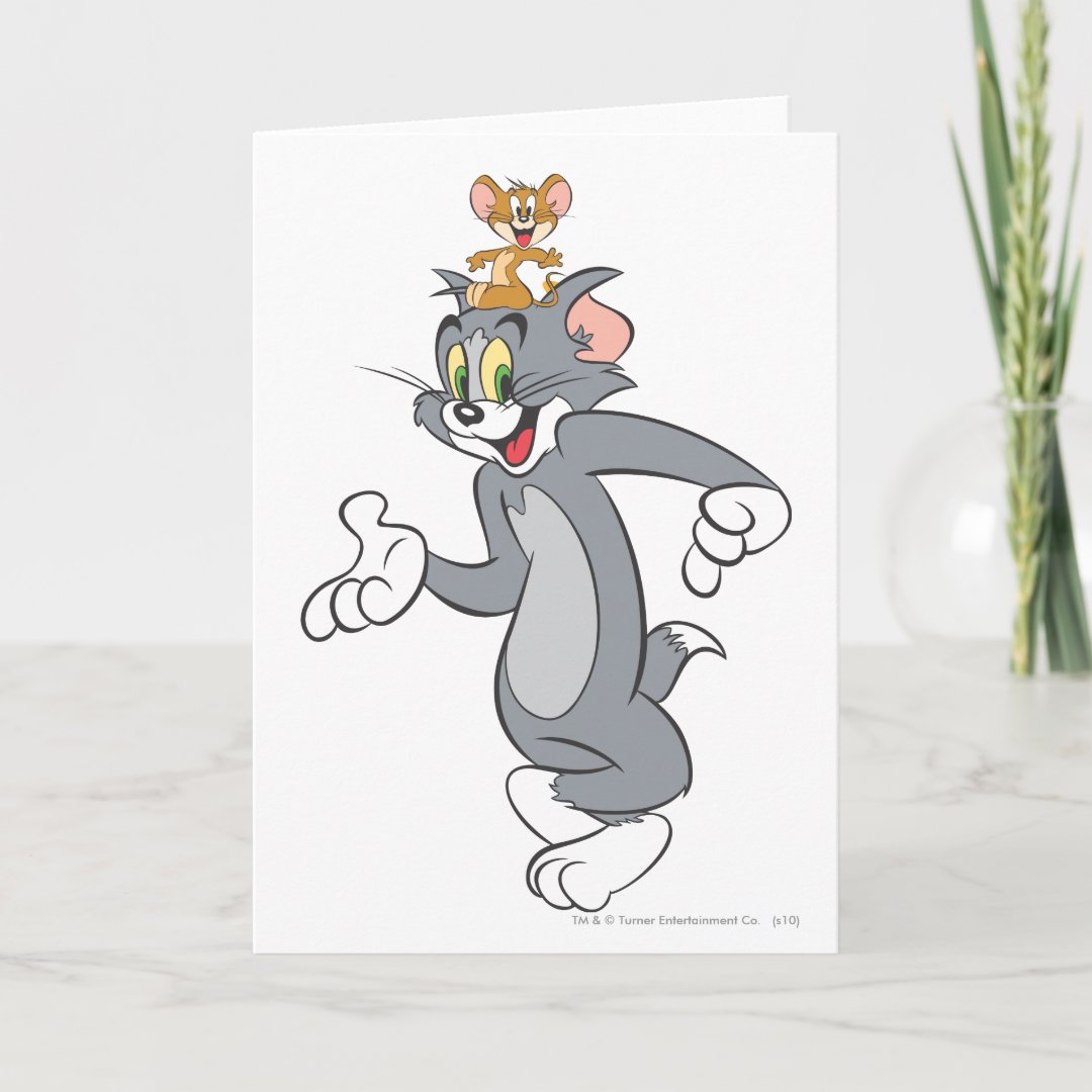 Tom and Jerry Pair Card | Zazzle