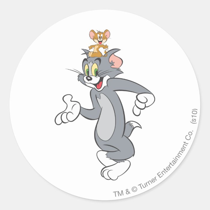 Tom and Jerry Pair Stickers
