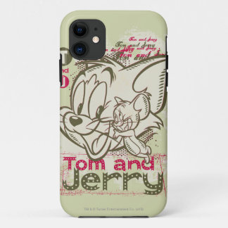 Tom and Jerry Pink and Green iPhone 11 Case