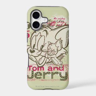 Tom and Jerry Pink and Green iPhone 17 Case