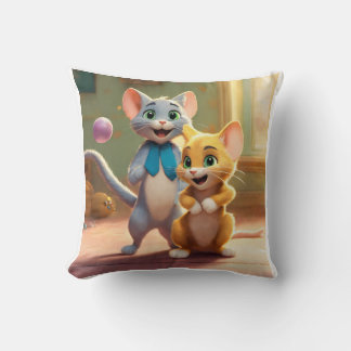 Tom and Jerry printed pillow