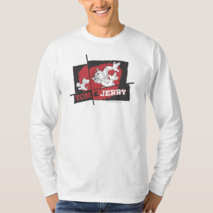 Tom and Jerry Red and Black T-Shirt