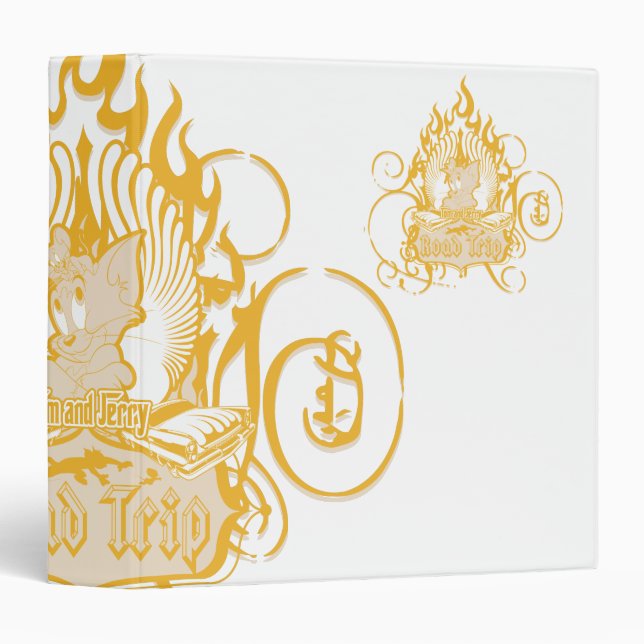 Tom and Jerry Road Trip Binder (Front/Spine)