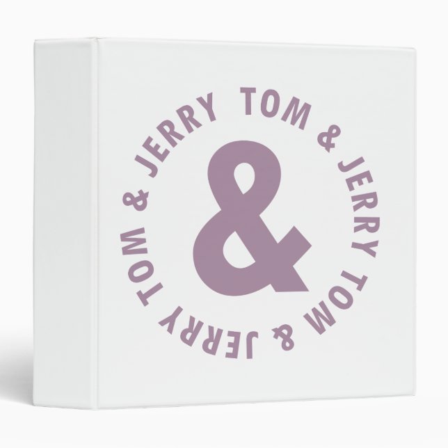 Tom and Jerry Round Logo 10 Binder (Front/Spine)