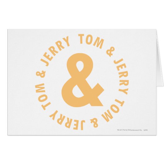 Tom and Jerry Round Logo 6 (Front Horizontal)