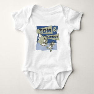Tom and Jerry Scaredey Mouse Baby Bodysuit