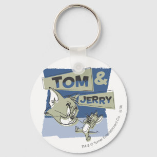 Tom and Jerry Scaredey Mouse Keychain