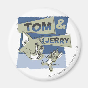 Tom and Jerry Scaredey Mouse Magnet