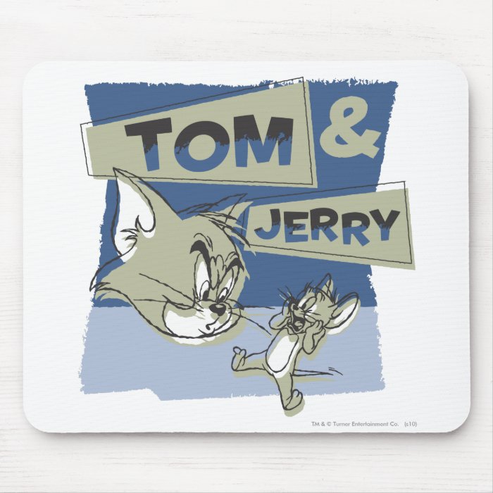 Tom and Jerry Scaredey Mouse Mousepad