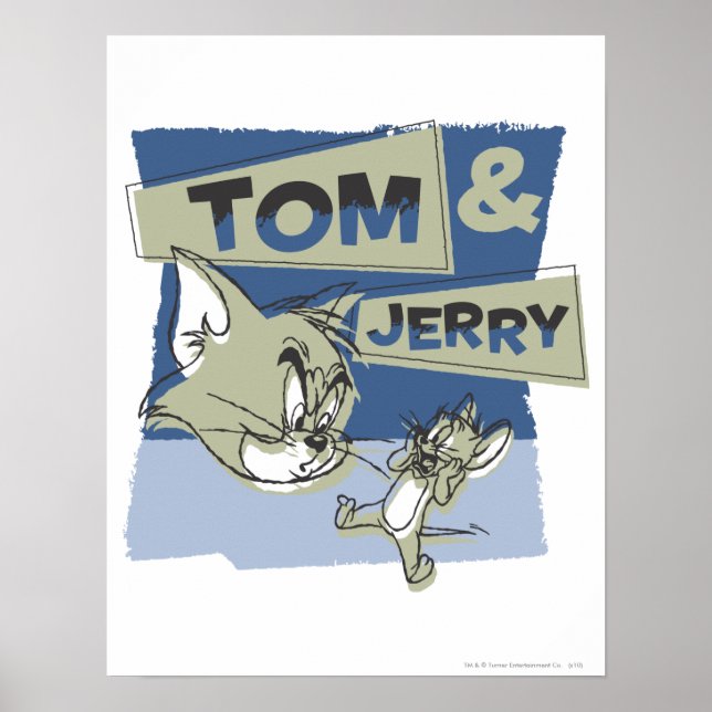 Tom and Jerry Scaredey Mouse Poster (Front)