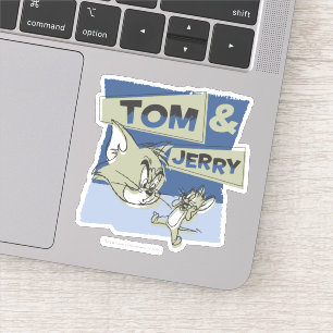 Tom and Jerry Scaredey Mouse Sticker