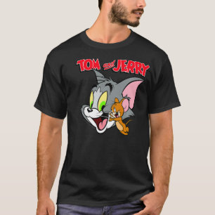 Tom And Jerry Simple Portrait Logo T-Shirt