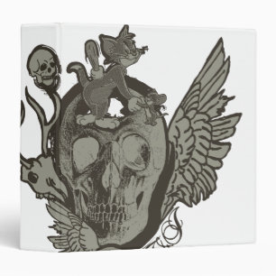 Tom and Jerry Skull Binder
