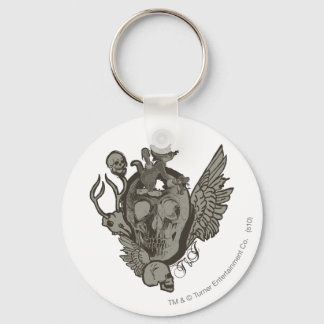 Tom and Jerry Skull Keychain