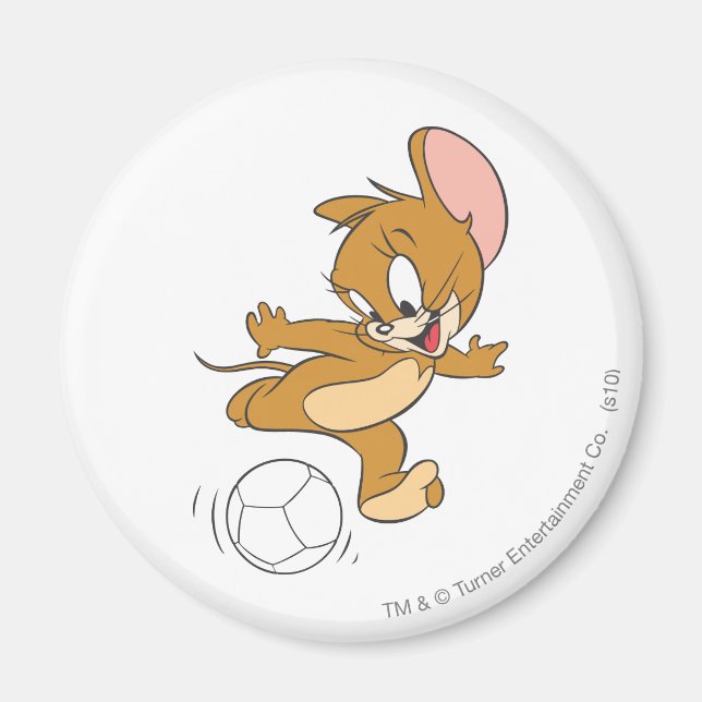 Tom and Jerry Soccer (Football) 2 Magnet (Front)