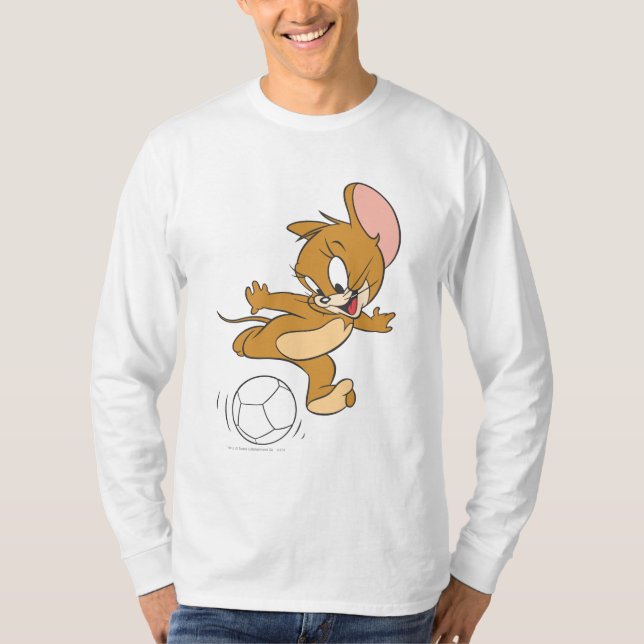 Tom and Jerry Soccer (Football) 2 T-Shirt (Front)