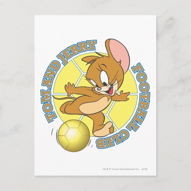 Tom and Jerry Soccer (Football) 4 Postcard (Front)