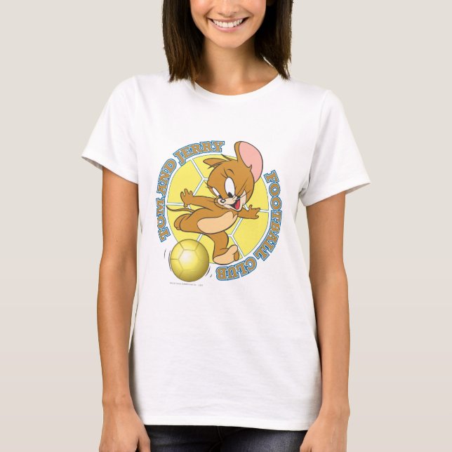 Tom and Jerry Soccer (Football) 4 T-Shirt (Front)
